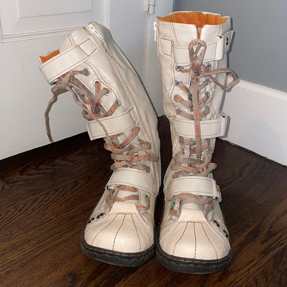 Y2K Fur- Lined Combat Boots